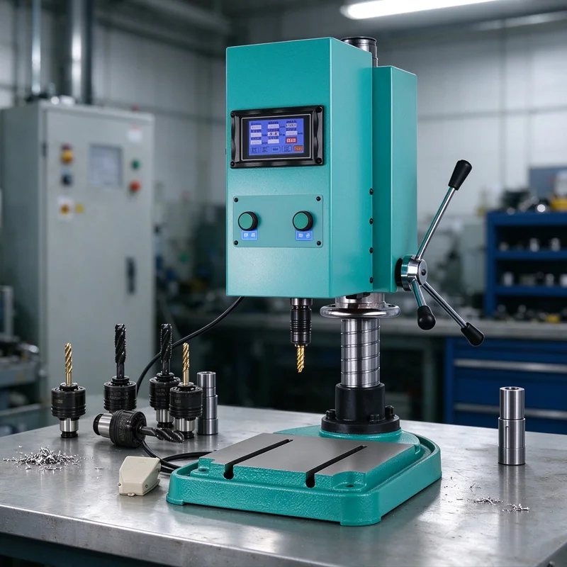 M3-M16-M36 Industrial Precision 1200W 220V CNC Electric Tapping Machine Touch Screen with Chucks Power Tool Threading Apparatus
