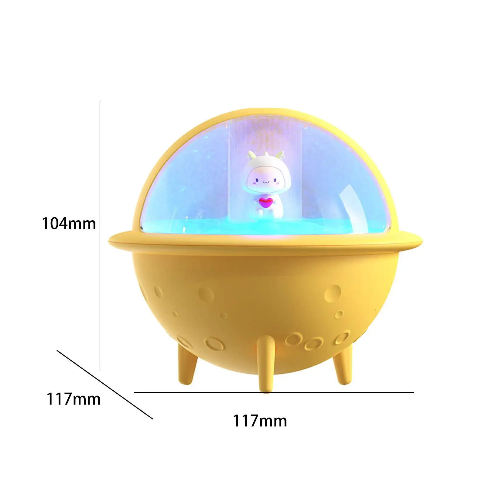 Astronaut Humidifier Silent Mini Humidifier for Office Living Room Car