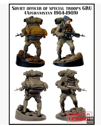 

1/35 Scale Die-cast Resin White Model Soviet Special Forces Soldier Model Requires Manual Coloring Model Free Shipping