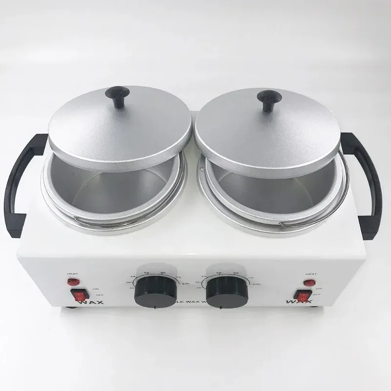 220 V/ 110 V Double Depilatory Wax Heater เครื่องละลาย Paraffine Warmer SPA เครื่องกําจัดขนเครื่องมือกําจัดขน