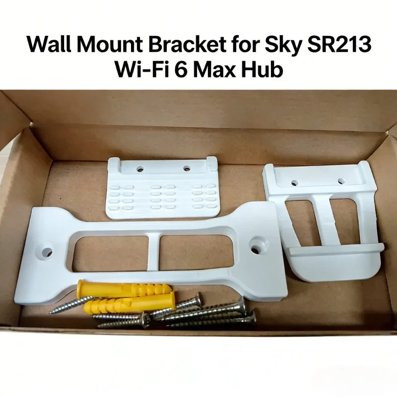 1/2Sets Wireless Home Broadband Router Wall Holder Rack For Sky SR213 Wi-Fi 6 Max Hub Wall Mount Bracket