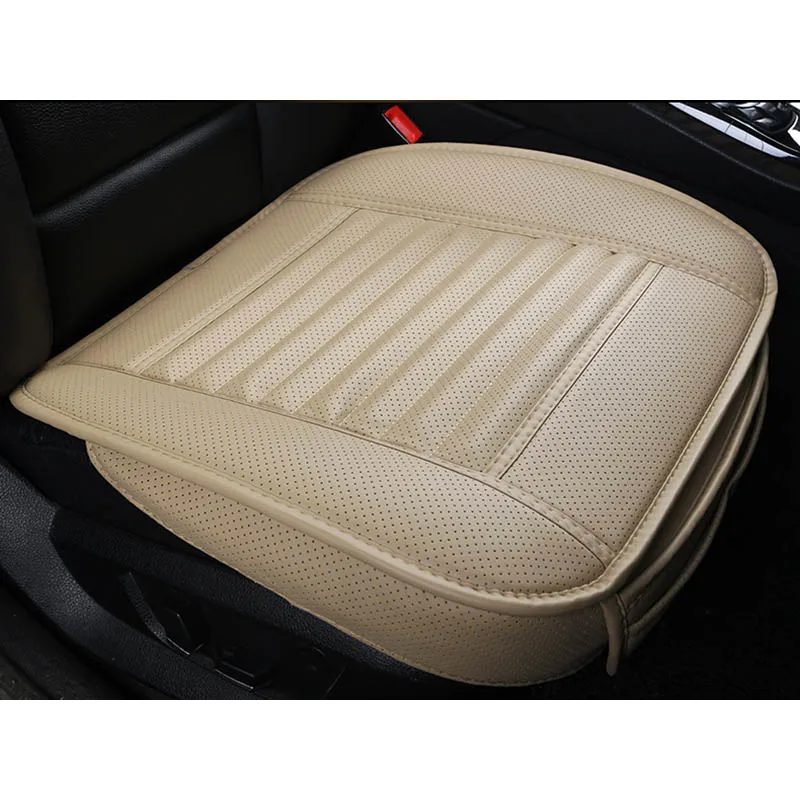 

Leather Car Seat Cover Cushion Bamboo Charcoal Single Driver For Granta Chery KIA Mazda Toyota Polo NISSAN Gelly Mitsubishi BYD