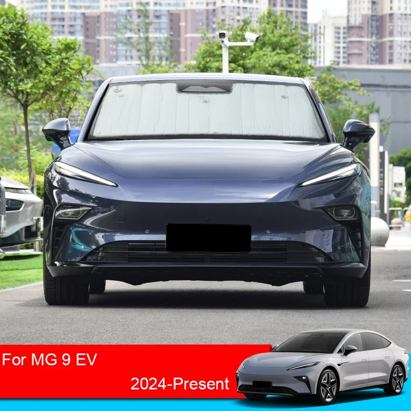 Car Sunshades UV Protection Cover Side Window Curtain Sun Shade Visor Mat Windshield Auto Accessories For MG 9 EV 2024-Present