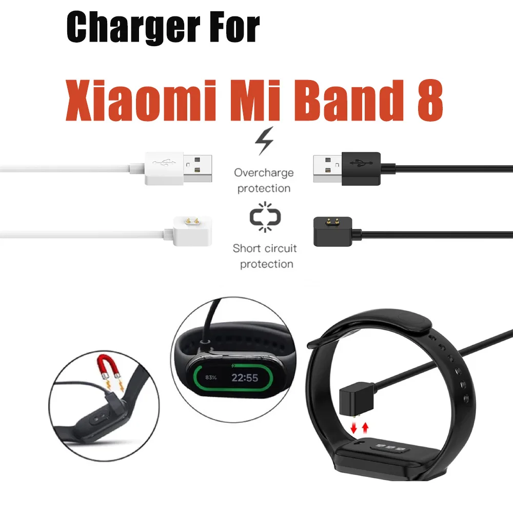 Charger For Xiaomi Smart Band 10/9/9Pro/8 Pro/8 Active Magnetic USB Charging Cable For Redmi Band 2/Redmi Watch 5/5Lite/5Active/