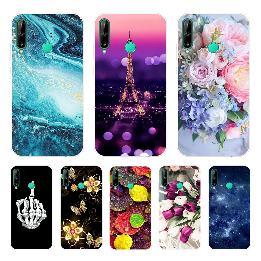 Cover For Huawei P40 Lite E P40Lite P 40 Lite E Case Silicon Soft TPU Phone Case For Huawei Y7P Case Back Cover Funda Coque Capa