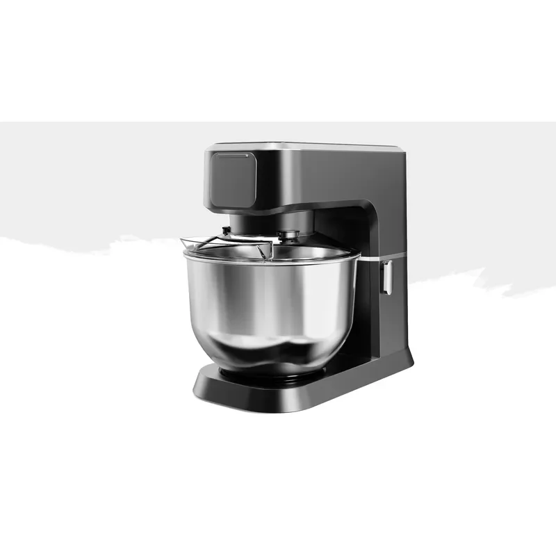 600W Vertical Mixer with 5L Stainless Steel Bowl Copper Motor Touch Control Kitchen Food Processor for Dough Cream Egg Beater