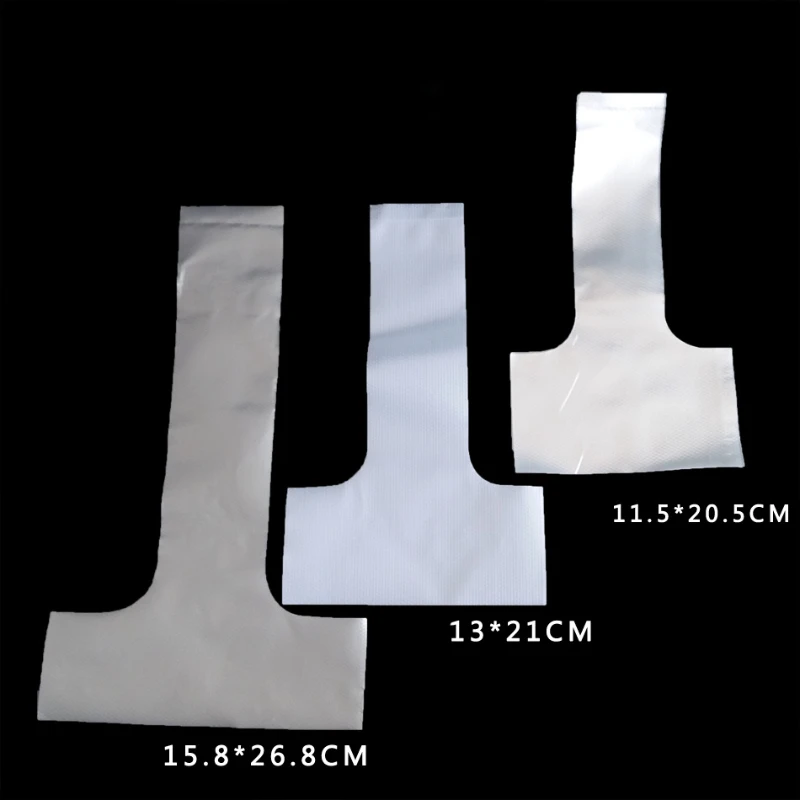 200 Teile/los T-Förmigen Kaffee Tasche Einweg Transparent Einzigen Tasse Kunststoff Verpackung Tasche Für Milch Tee Kaffee Getränke Party Versorgung