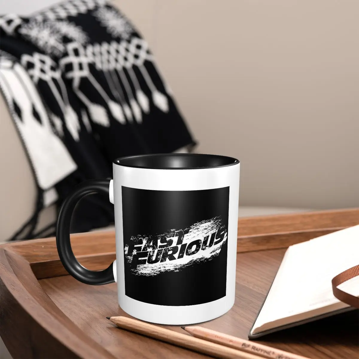 سريع وغاضب 9 كوب مضحك أكواب القهوة السيراميك أكواب الشاي كوب حليب درينكوير هدايا للمرأة الرجل #2