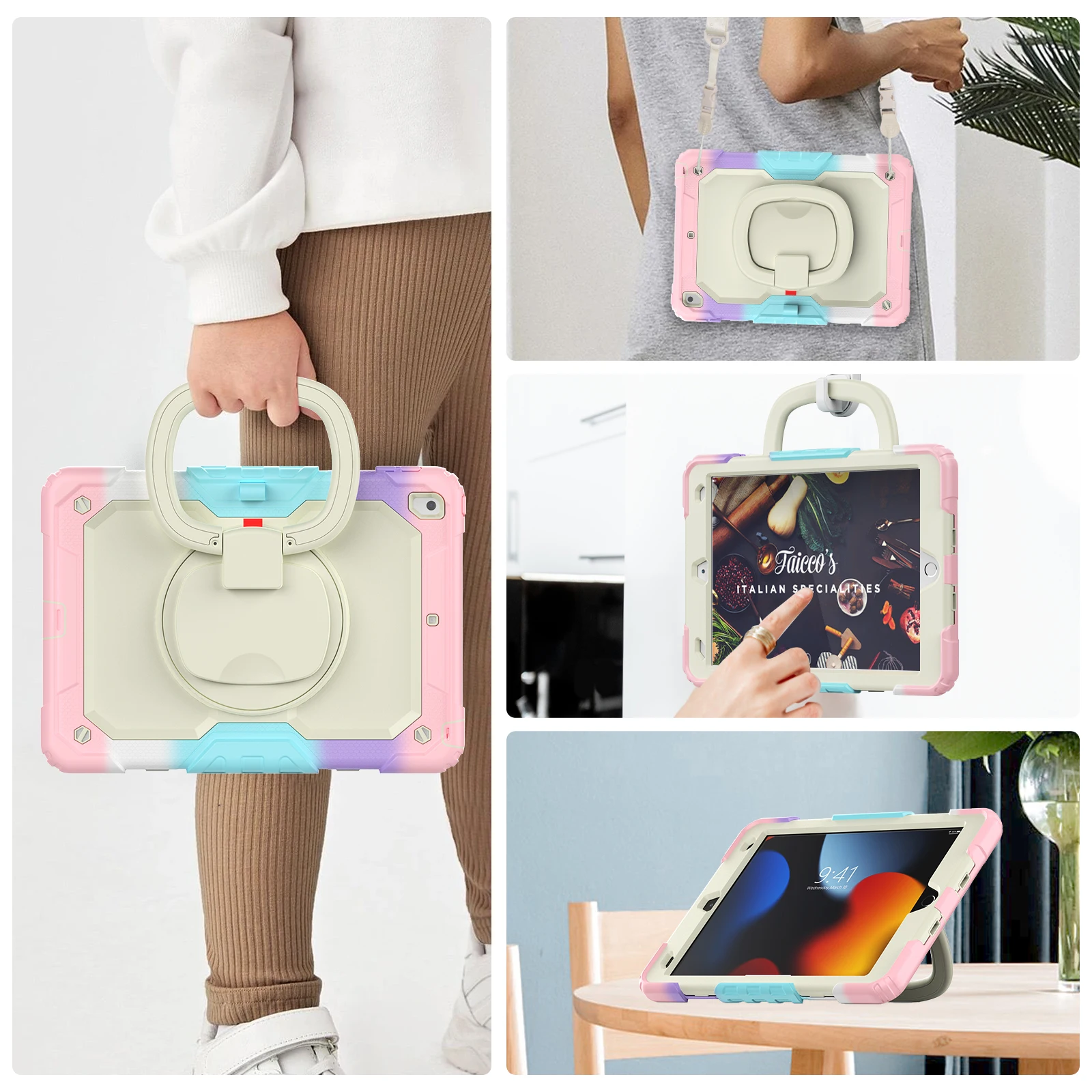حافظة لجهاز iPad 10.9 10th 10.2 9th 8th 7th لجهاز iPad Air 1 2 3 4 5 Pro 11 2022 2021 9.7 2017 2018 حافظة لجهاز لوحي