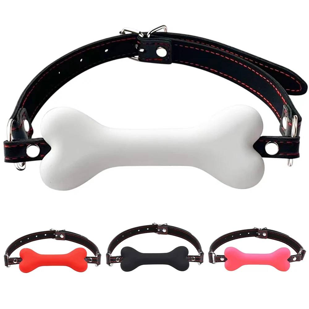 Soft Safety Silicone Open Mouth Gag Bdsm Dog Bondage Restraints Sex Toys For Women Slave Gag Sex Products Sm Sextoy