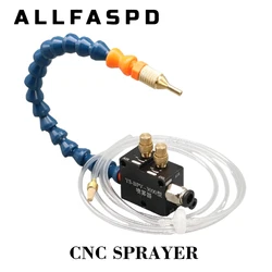 CNC Cooling Sprayer CNC Mist Coolant Spray System Self-priming for 8MM Air Pipe CNC Lathe Milling Drill Engraving Machine Tool