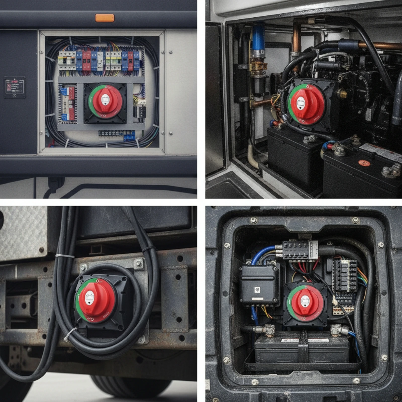 Battery Disconnect Switch Knob-Style Battery Cutoff Switch Easy to Install Universal for Marine, RV view 5