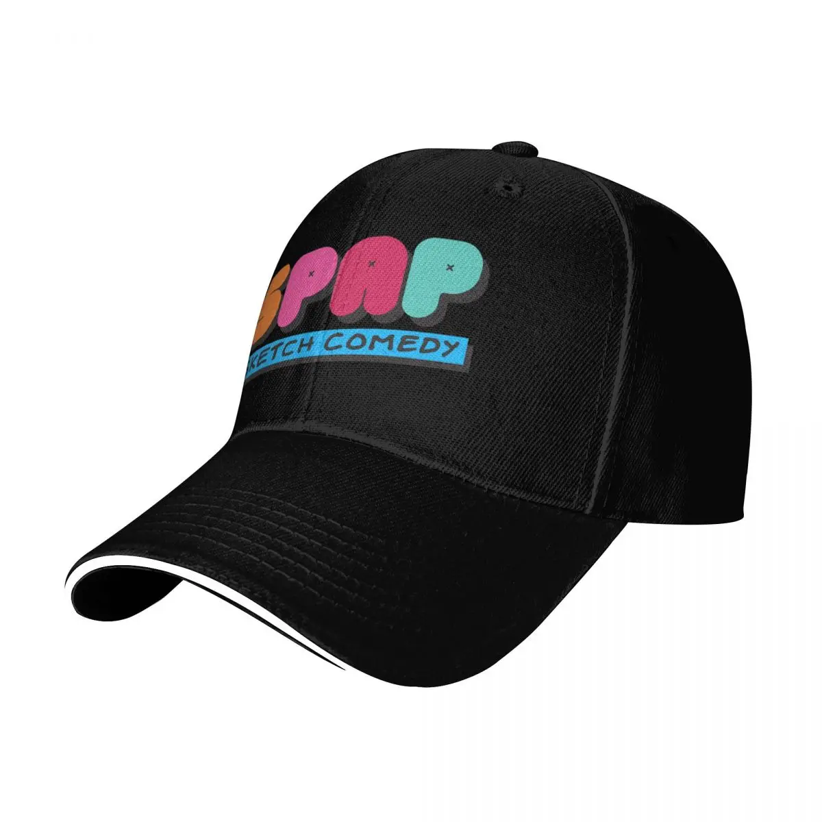 SPAP Sketch Comedy Logo Baseball Cap Breathable Mesh Back Adjustable Buckle Closure Moisture Wicking Quick Dry