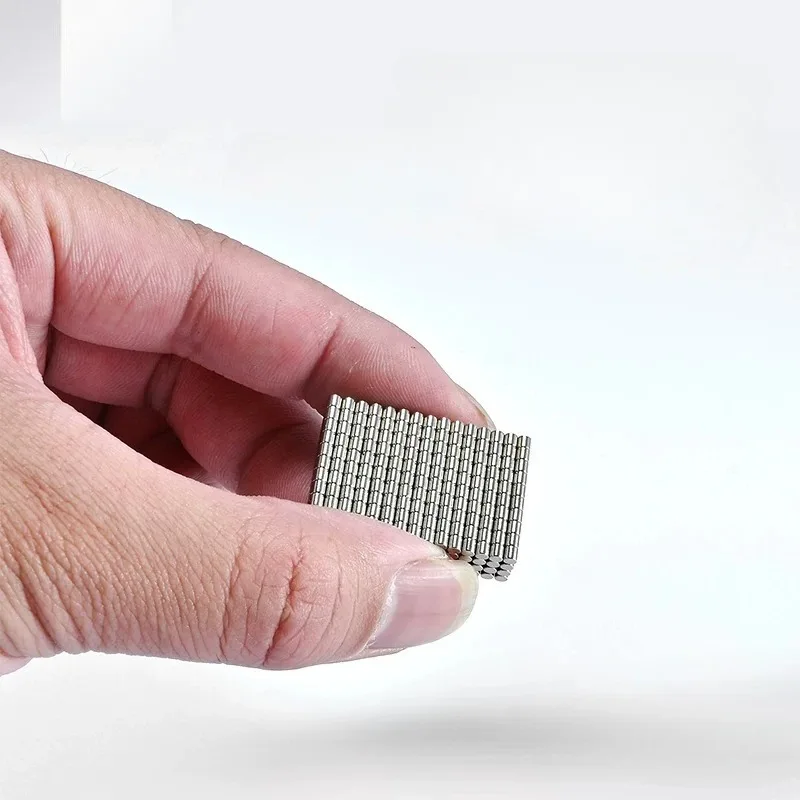 10pcs/lot Diameter 2mm, Thickness 1–15mm N52 High-Strength Small Round Mini Refrigerator Mag-net