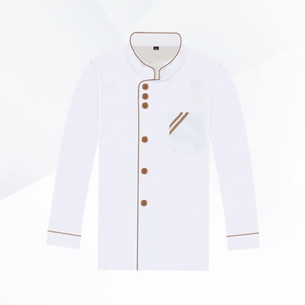 Vêtements de Restaurant, uniforme de cuisinier pour hommes, veste de serveur, tablier de serveur, chemises à manches longues, travail de cuisine