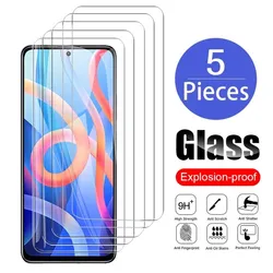 5 uds vidrio templado para Xiaomi Redmi Note 12 11 10 9 8 Pro Plus 5G 11S 10S 9S Protector de pantalla para Redmi 10C 10 9T 9C 9A 8 vidrio