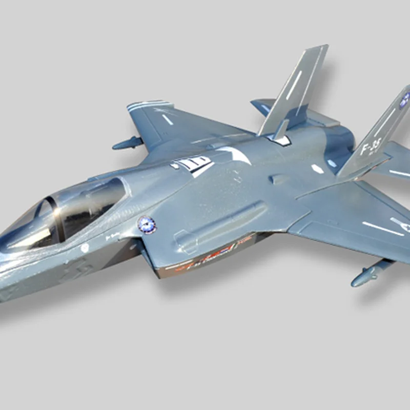 طائرة كهربائية F35 V2 محرك نفاث Epp6 قناة التحكم عن بعد ثابت الجناح لعبة مقاتلة طائرة نموذج طائرة عالية السرعة للأطفال