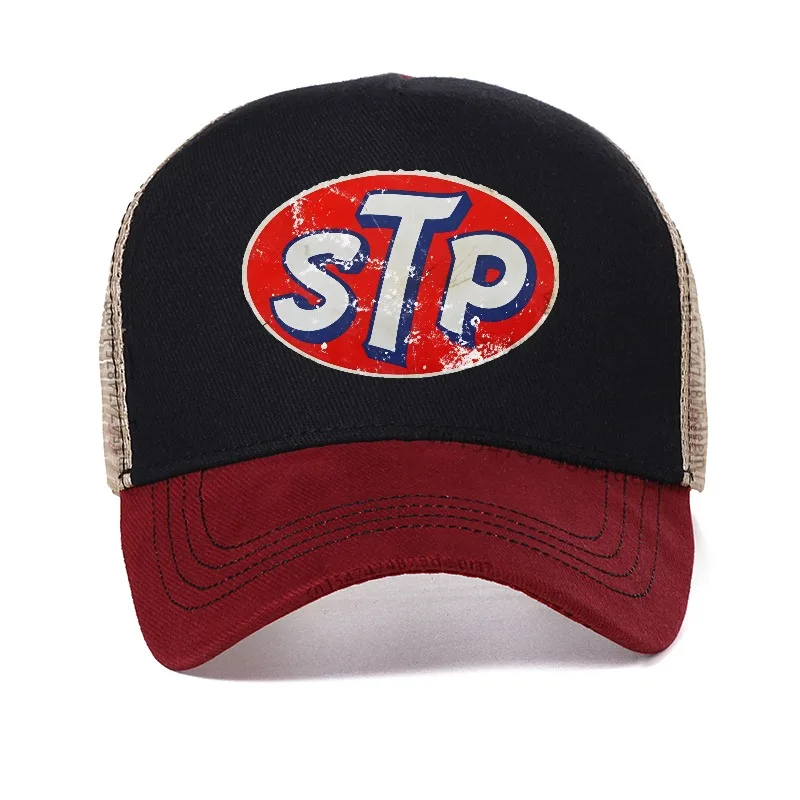 STP Baseball Caps Summer Mesh Breathable Hats Dad Cap Men Women Retro Outdoor Sun Protection Casual and Versatile Hat Fashion