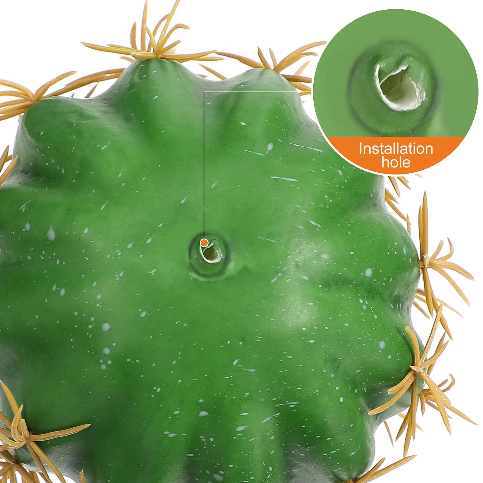 رغوة الكرة هوائي السيارة توبر الصبار تصميم الزينة الخارجية للسيارات والشاحنات وسيارات الدفع الرباعي اكسسوارات السيارات الديكور متعة #2