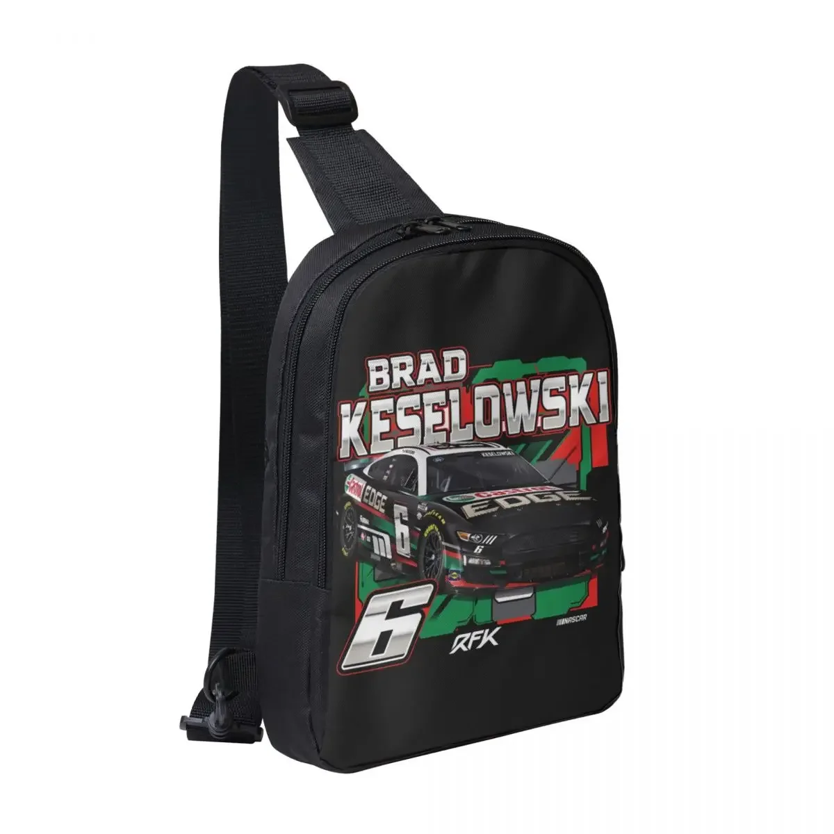Brad Keselowski 6 Crossbody Sling Backpack Shoulder Sling Chest Bag Adjustable Travel Hiking Daypack Outdoor for Women & Men