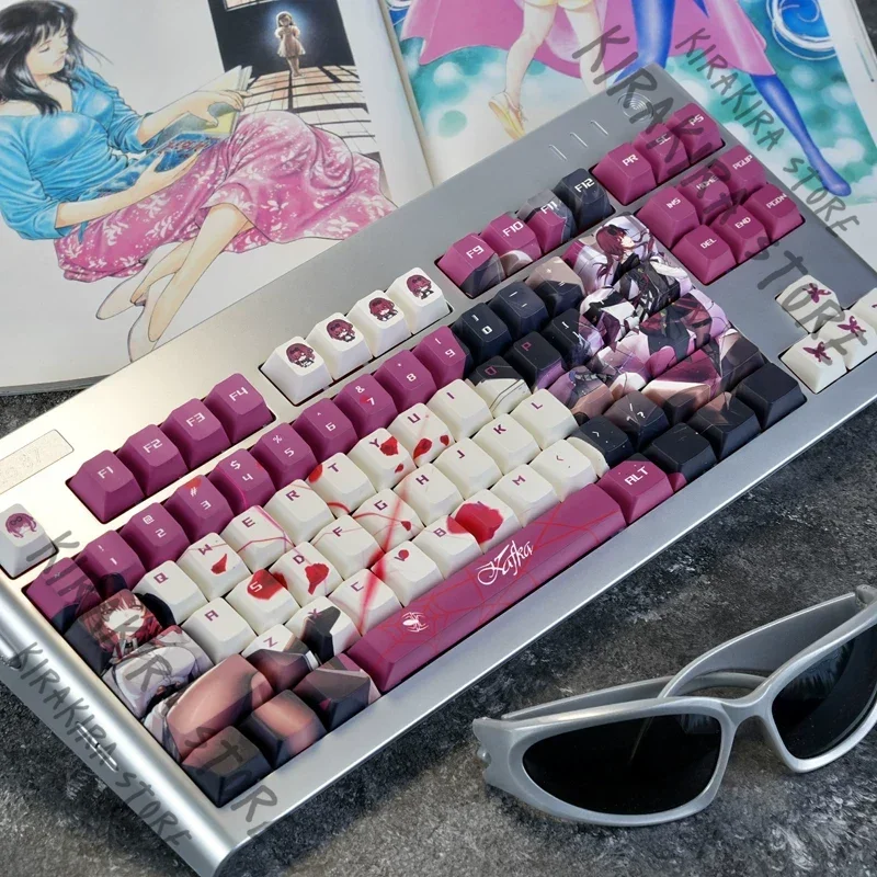 honkai-star-rail-kafka-keycaps-ornaments-kforce-keyboard-cap-high-quality-cosplay-model-kit-boys-creativity-present-adorn
