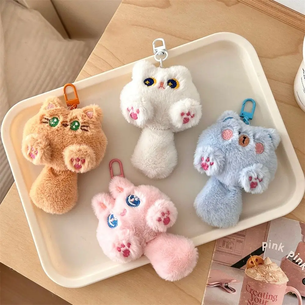 Plush Cartoon Cat Doll Pendant Hangings Ornament Creative Cute Key Pendant Bag Accessories Bag Pendant Car Keys Accessories