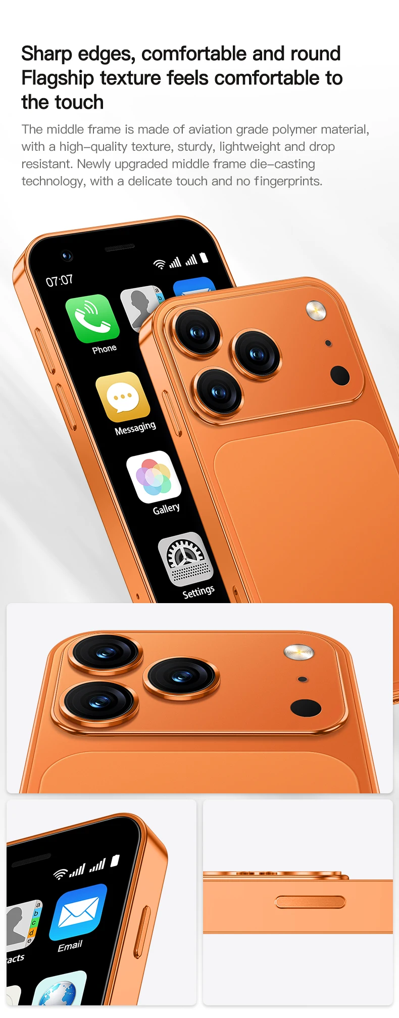 SERVO 18SE Mini Smartphone 3.0inch HD Display 3G WCDMA 2GB+16GB GPS Android Small Portable Cellphone Dual SIM Standby Play Store