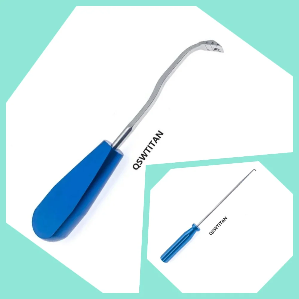 Instrumentos Cirúrgicos Veterinários: Sonda para Cirurgia de LCA e LCP, Acessórios para Artroscopia, Gancho de Sonda, Instrumentos Cirúrgicos Ortopédicos