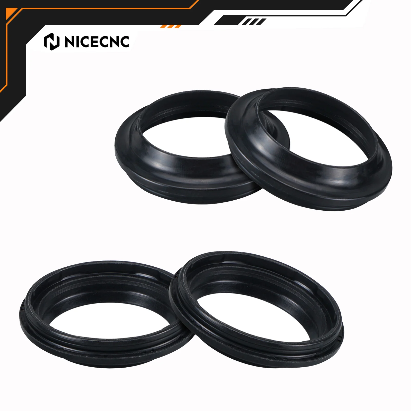

NICECNC For Honda CR125R 1994-1996 CR250R 1995 Kawasaki KLX650 R 1993-1996 KDX250 1991-1994 Front Fork Oil Seal & Dust Seals Kit