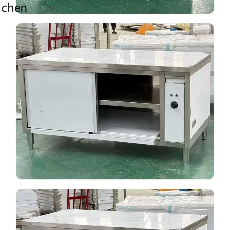 DSA  Stainless Steel Warming Dish Table Hot Air Circulation Heating Work Operation Table