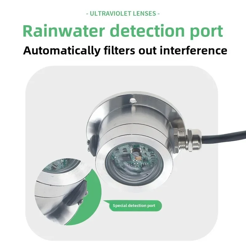 XM9505 Stainless steel optical rain gauge RS485 meteorological monitoring station dual channel pulse rainfall sensor