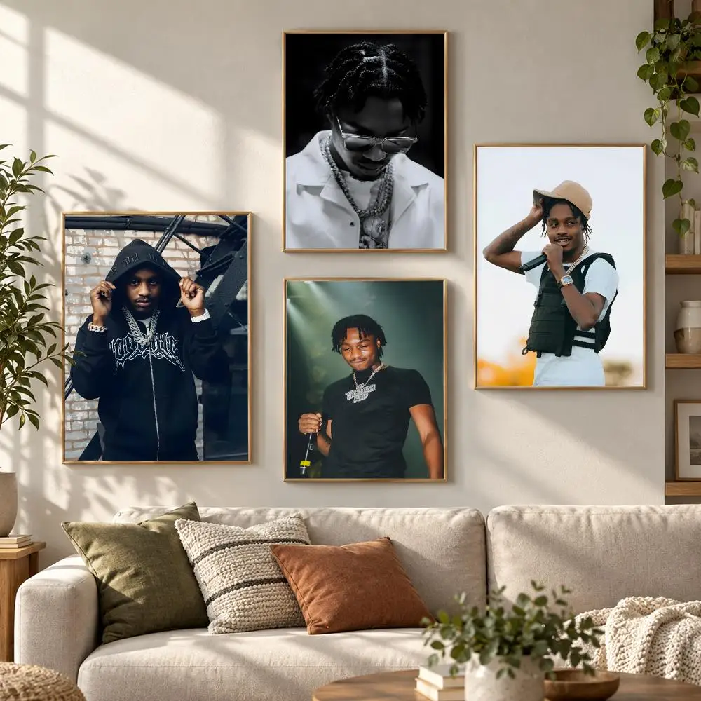 Rapper Singer L-Lil Tjay Poster HD Waterproof Aesthetic Wall For Home Decor Trendy Durable Easy To Apply Art
