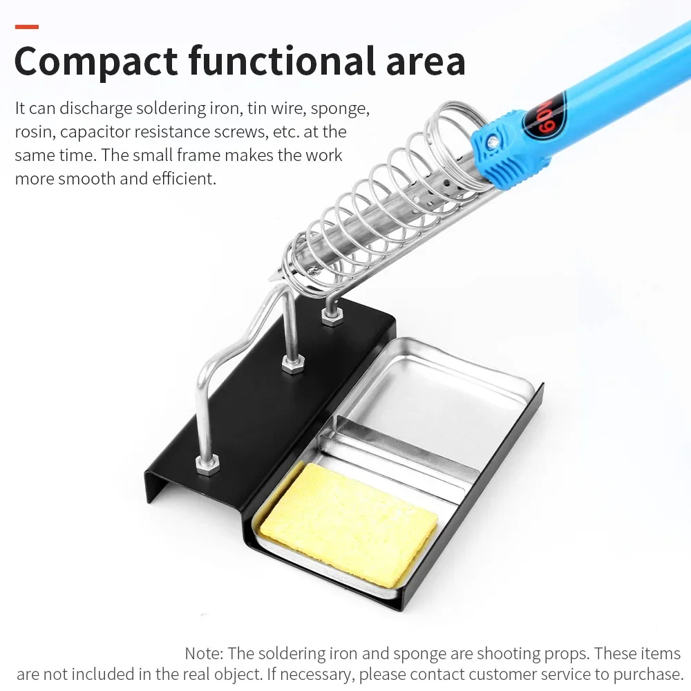 LUXIANZI Portable Soldering Iron Stand Holder Electric Soldering Iron Rework station Accessories High Temperature Weld Tin Stand