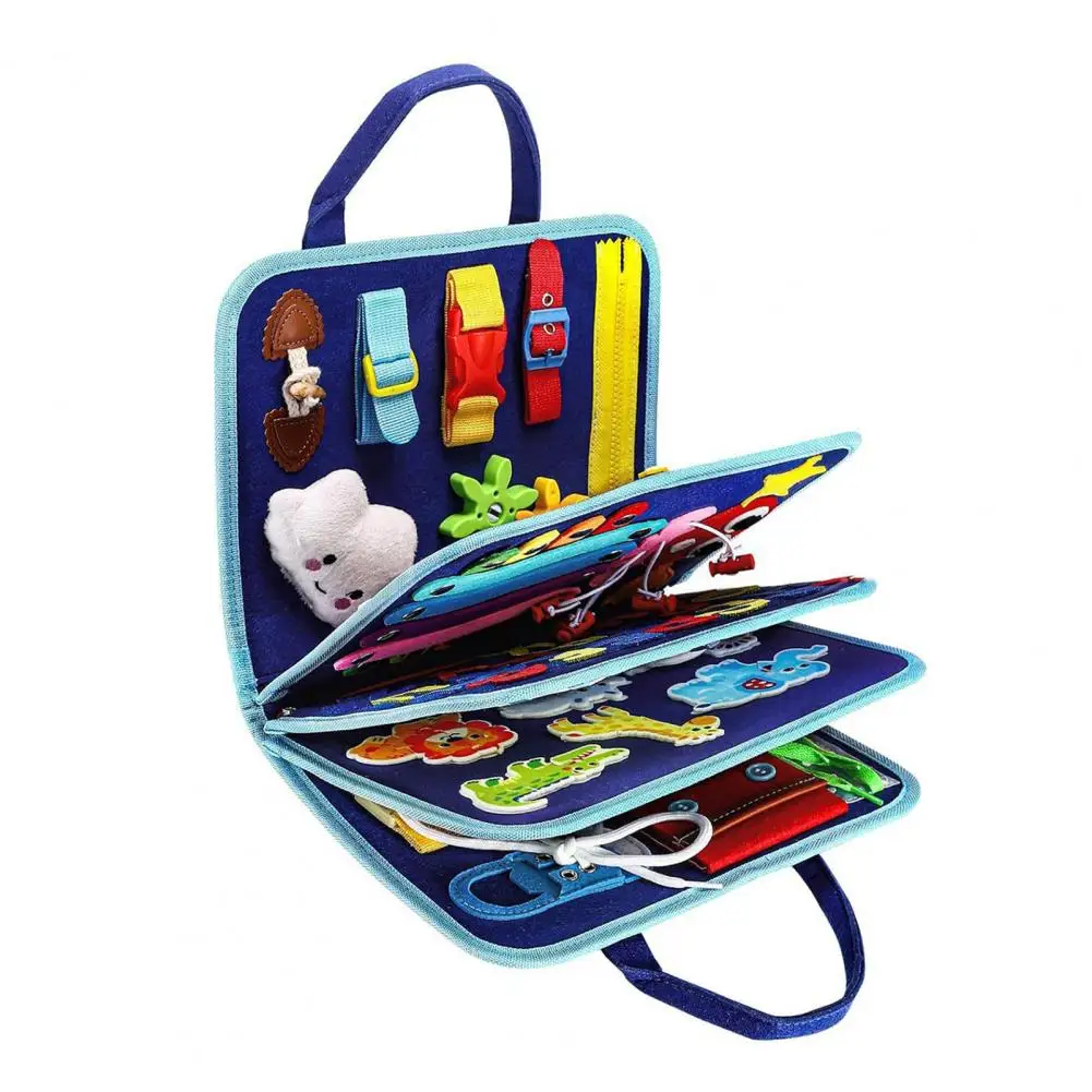 กิจกรรมการเรียนรู้หนังสือการศึกษาหนังสือที่เงียบสงบของเล่นสําหรับเด็กวัยหัดเดิน Baby Felt Board ตัวอักษรรูปร่างสี