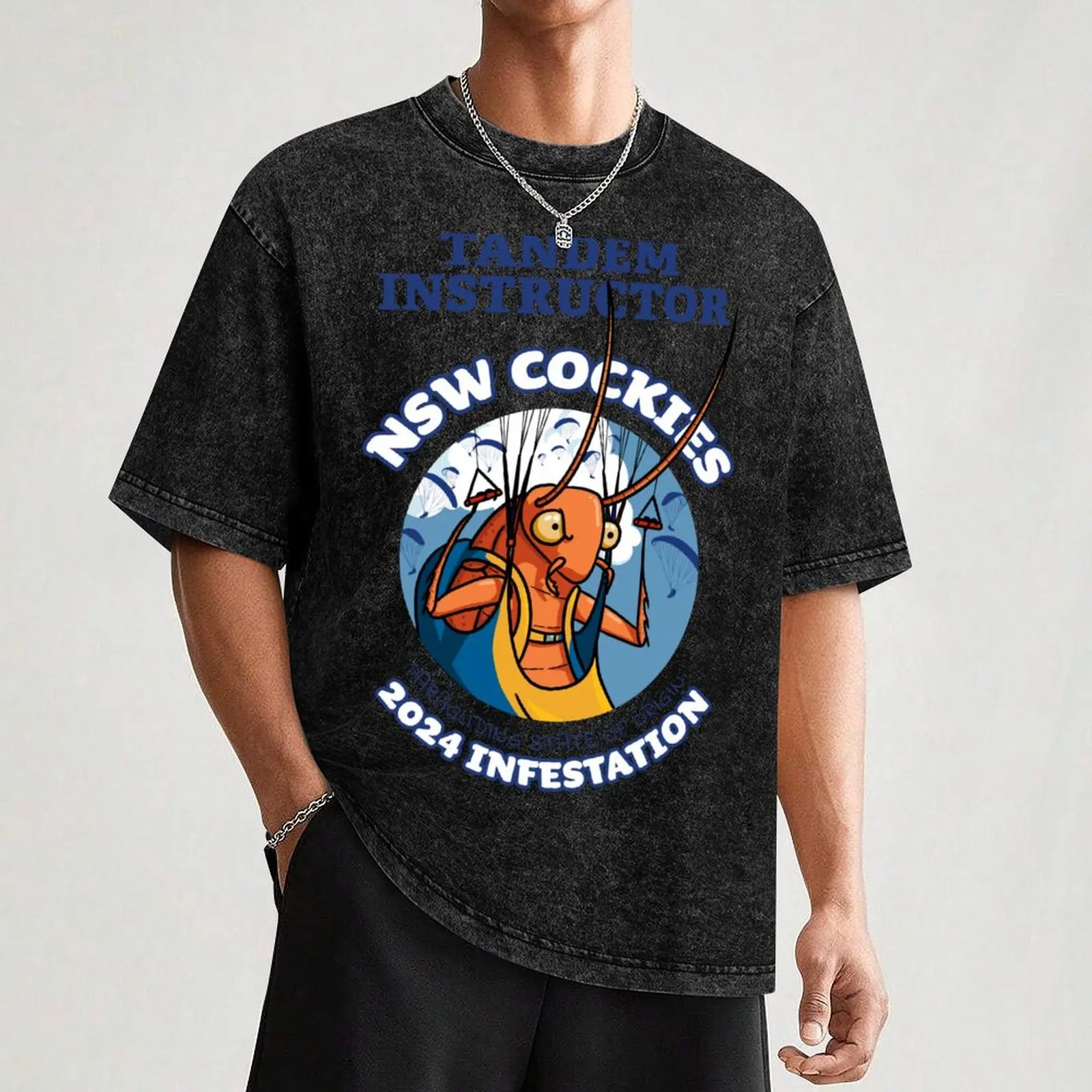 Tandem Instructor- 2024 NSW Cockroaches- Paragliding State of Origin T-Shirt Moisture Control Sports