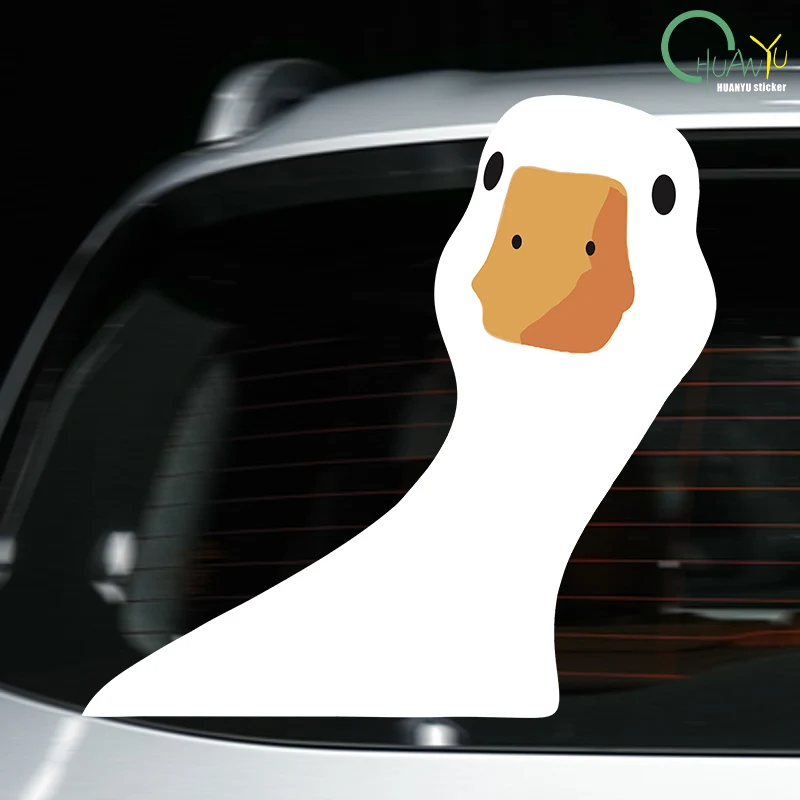Car Safety for Doubtful Duck Cute Question Mark Auto Truck Outdoor Window Caution Decal view 6