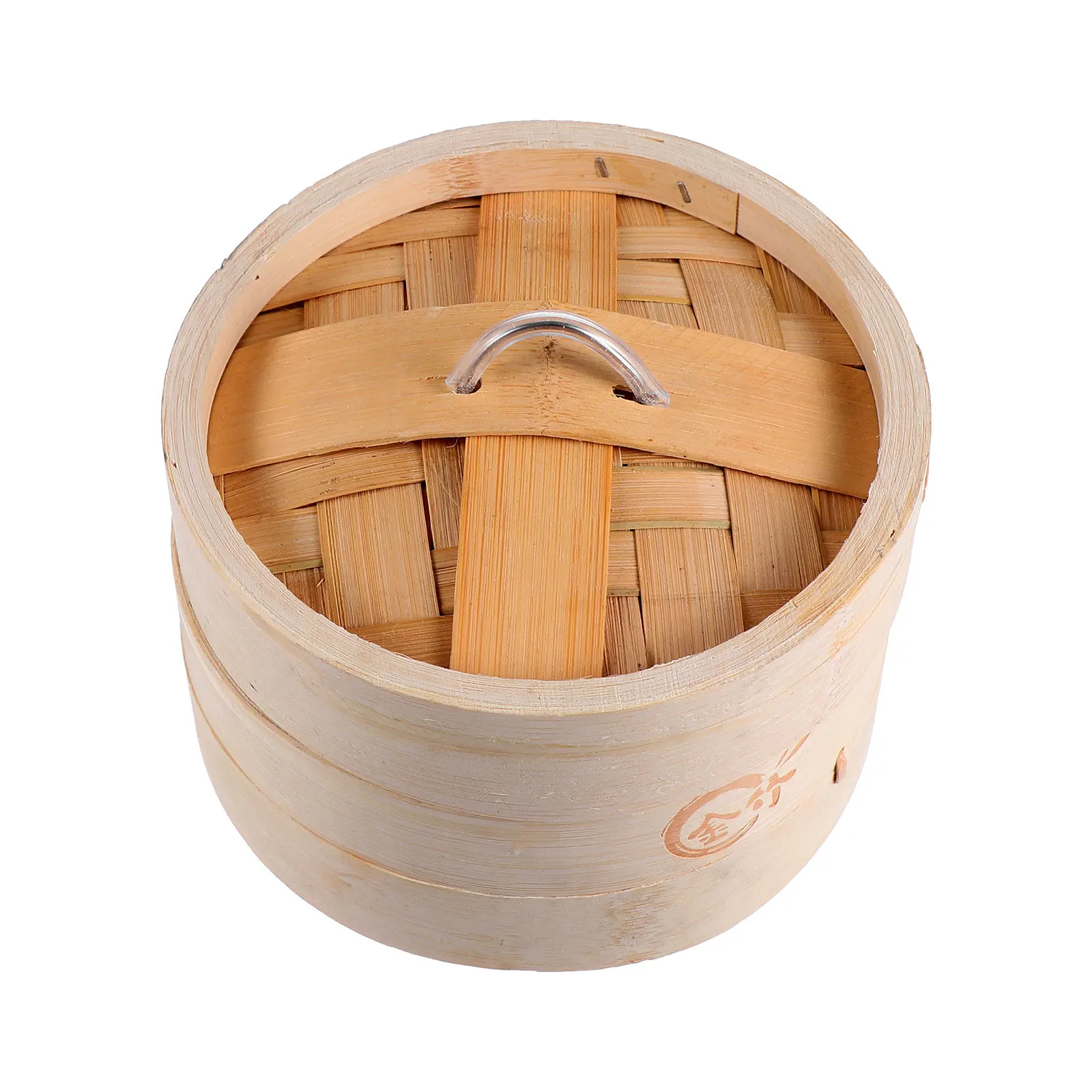

1 set 1 Set Bamboo Basket Thicken Reusable Household Steamer For Rice Eggs Vegetables Cooking Steamer Kitchen Supplies
