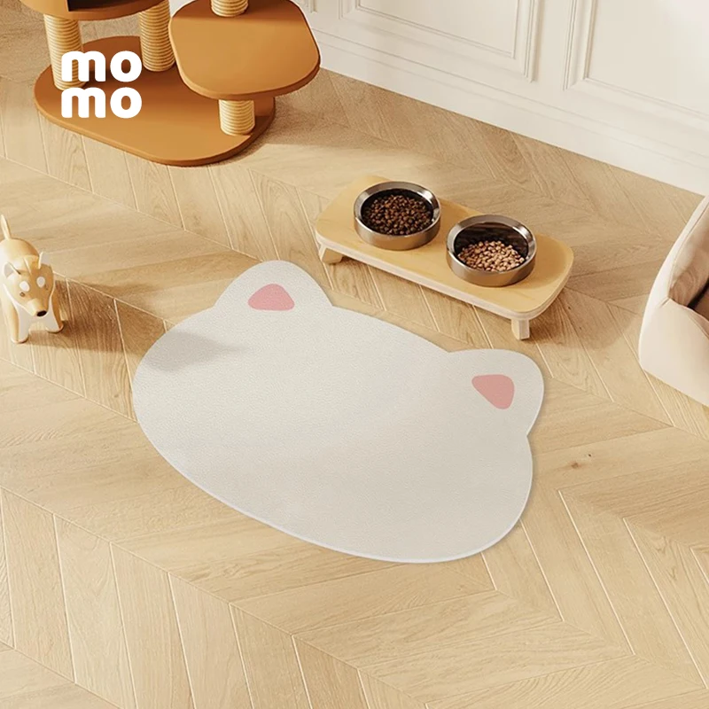 VIKAMA 2025 Popular Pure Color Pet Dining Mat Absorbent Drop Proof Dirt Resistant Washable Anti Slip Mat For Cats And Dogs Home