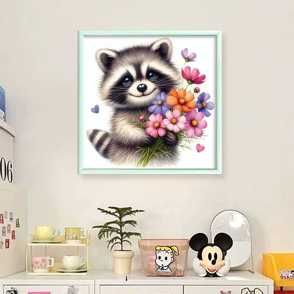 

Partial Embroidery Beads Printed 11CT Animal Cross Stitch Kit Home Art Decor