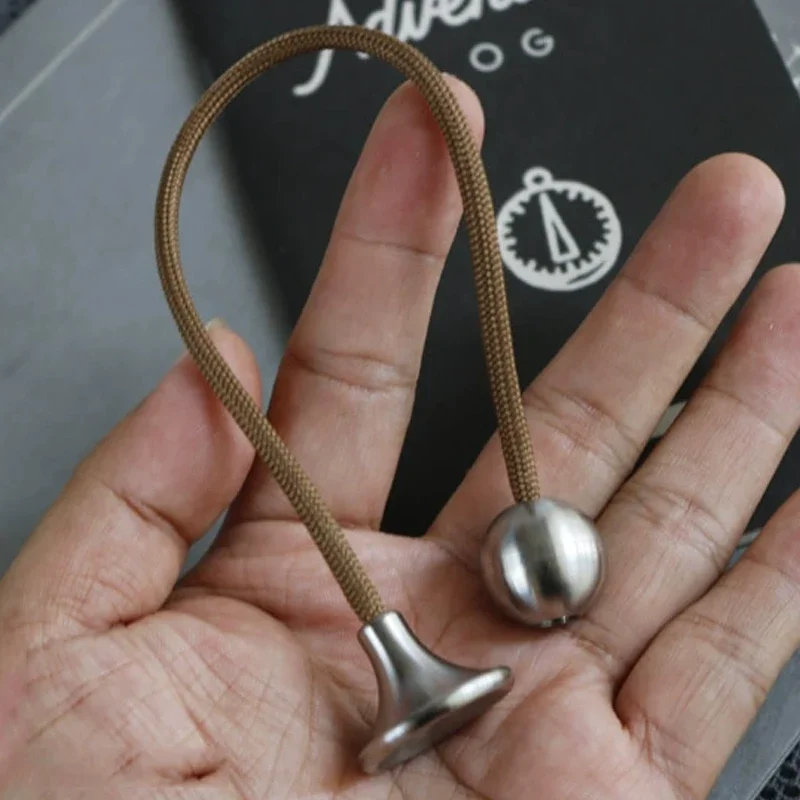 EDC-juguete de cuentas Baole Begleri de acero inoxidable, rompecabezas de descompresión, Mini juguetes de Metal Kendama, regalos creativos