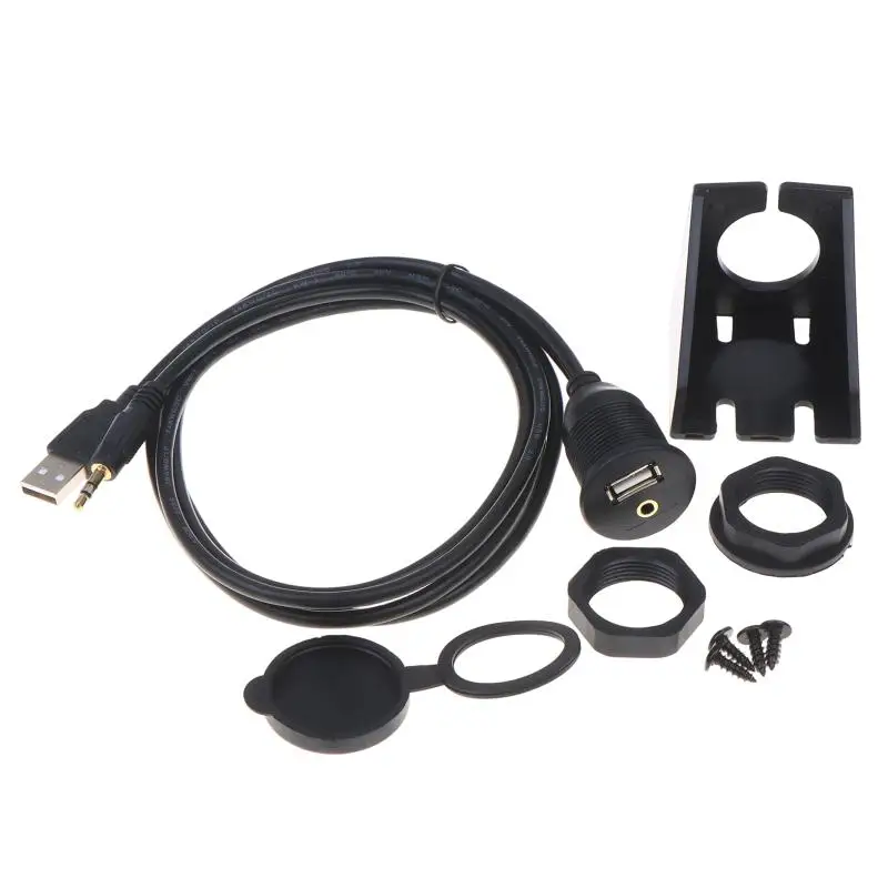 Waterproof Dashboard Extension Cable – Flush Mount Male to Female Panel Wire for Seamless Car & Motorcycle Upgrades