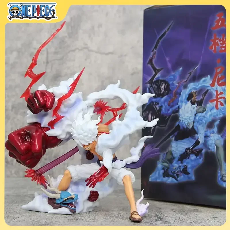 

One Piece Anime Action Figure - Nica Luffy in 5th Gear Sun God Awakened Statue Doll Collection Decoration Model Toy Gift