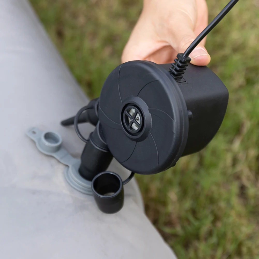 2 In 1 Air Compressor Pump Quick-Fill Air Extraction Pump 220V with Nozzles Lightweight Multipurpose for Mattress Swimming Pool - view 3