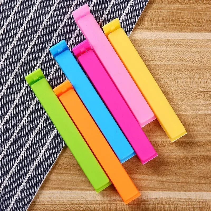 Hot! 5/10/12/20PCS Portable Kitchen Storage Food Snack Seal Sealing Bag Clips Sealer Clamp Plastic Tool Kitchen Accessories