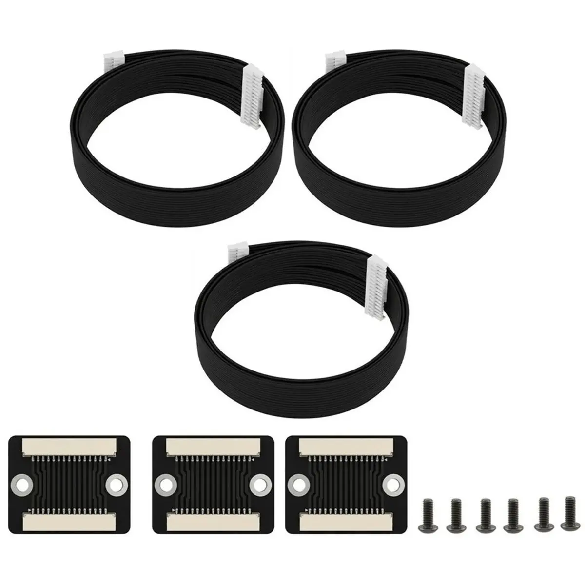 HDL 3 Sets Extension Line Feed Module Adapter Board and Extended Flat Cable for Snapmaker U1 3D Printer Accessories