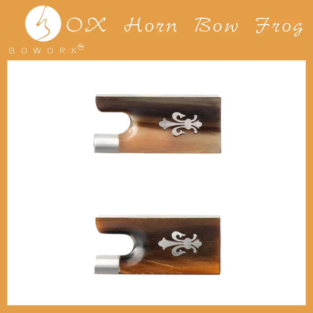 

BOWORK OX Horn Violin Bow Frog 4/4 Violin Fiddle Replacement Violin Bow Parts