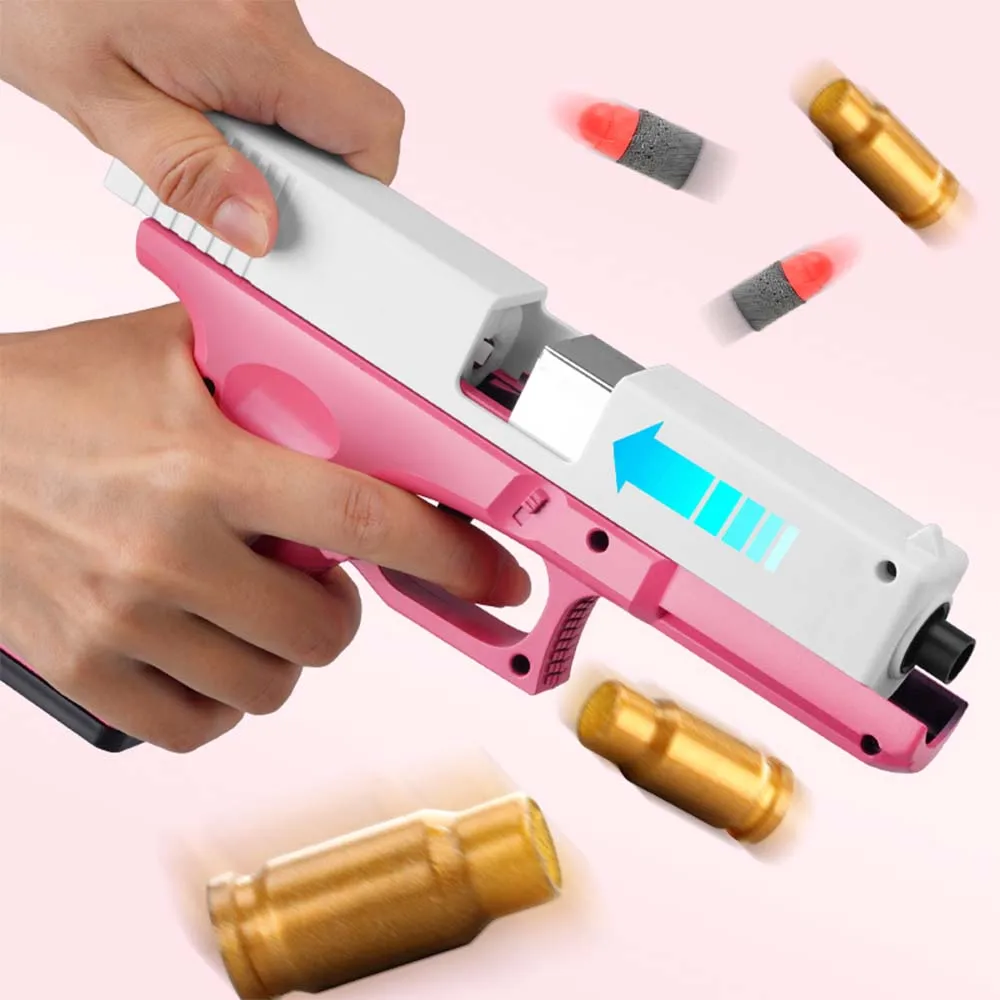 Safe Toys For Boys Girls Soft Bullet Glock Toy Gun Birthday Gift For Kids Dropshipping