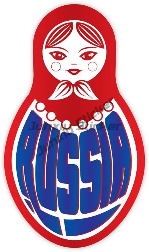 Russian doll RUSSIA sticker decal for Laptops Tumblers Windows Cars Trucks Walls  Car Windows, Water Bottles, Phones