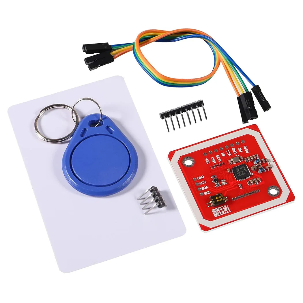 PN532 NFC NXP RFID وحدة V3 عدة قارئ الاتصالات الميدانية القريبة مجموعة وحدة I2C SPI HSU مع S50 بطاقة مفتاح البطاقة البيضاء لاردوينو