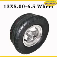 13x5.00-6.5 Wheel Hub with Tubeless Tire for FLJ K6 Electric Scooter E Kick Scooter Tyre 13*5.00-6.5 Vacuum Tyre